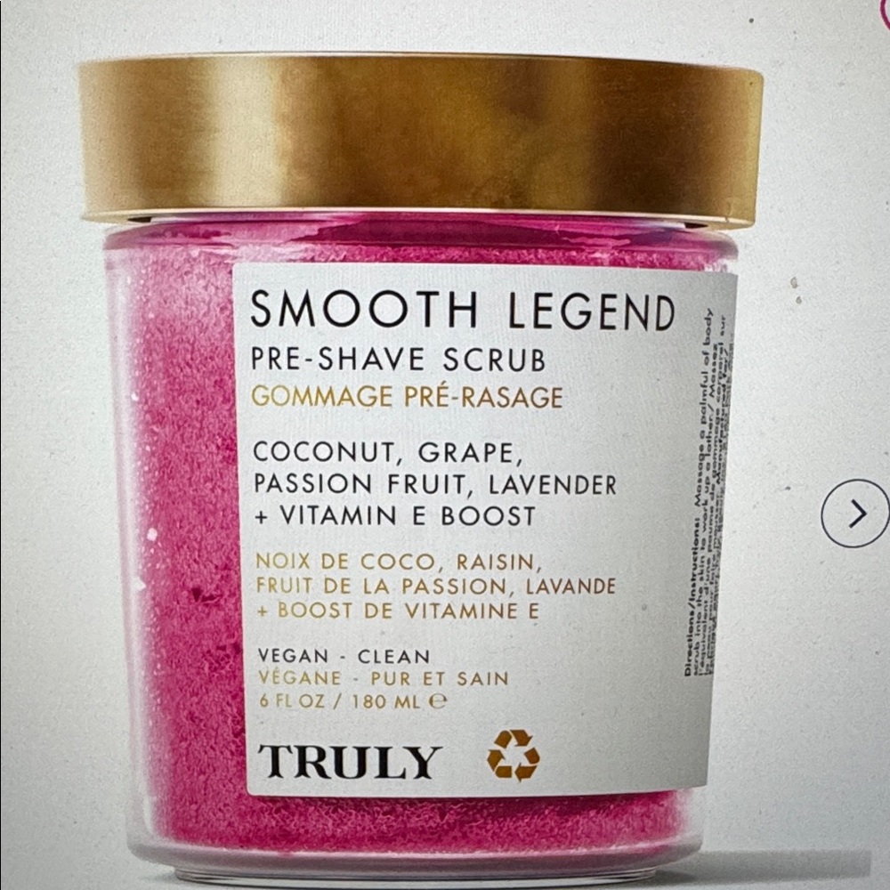 TRULY Smooth Legend Pre-Shave Scrub